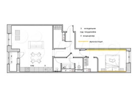 2-к. апартаменты, 70 м², 11/14 эт.